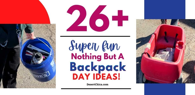 66 Funny & Cool Anything But A Backpack Day Ideas - This is a great list of ideas for what to wear on Anything But A Backpack Day during Spirit Week at school!