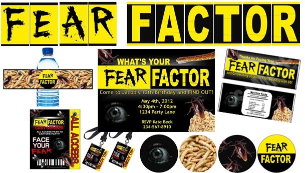 A Fear Factor birthday theme is a great way to add excitement to your party.