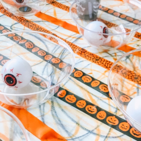 A game of eyeball pong is the perfect way to gross out your friends and have a good time on Halloween.
