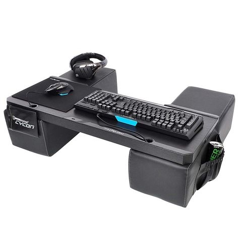 A gaming desk is the perfect gift for an 18 year old boy who loves to play video games.