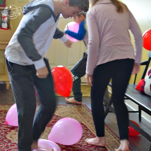 A great party game for teenagers is Balloon Stomp.