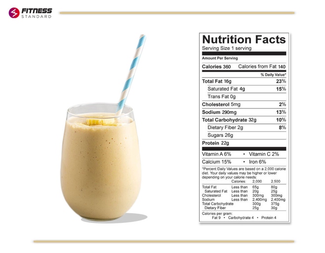 A peanut butter smoothie is a great way to get your daily dose of protein and healthy fats.
