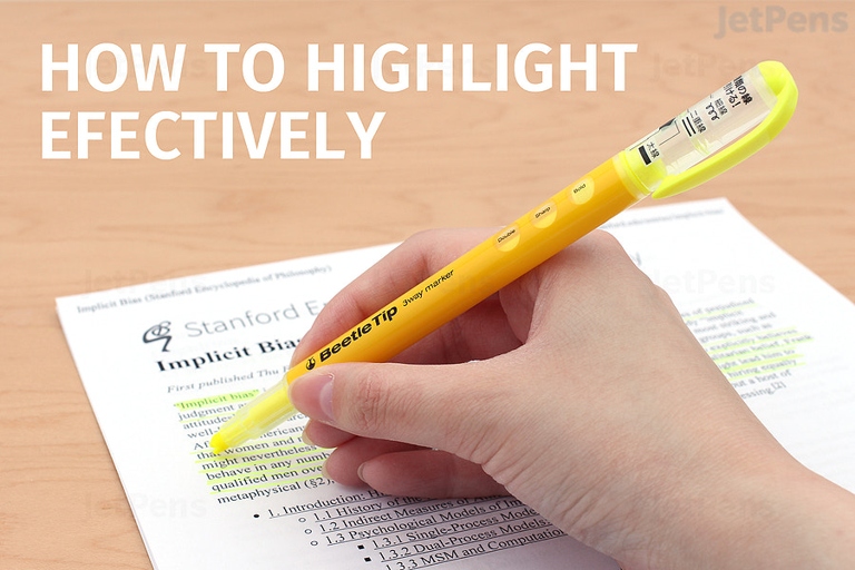 A pocket highlighter is a great way to make sure your student has a way to highlight important information in their textbooks.