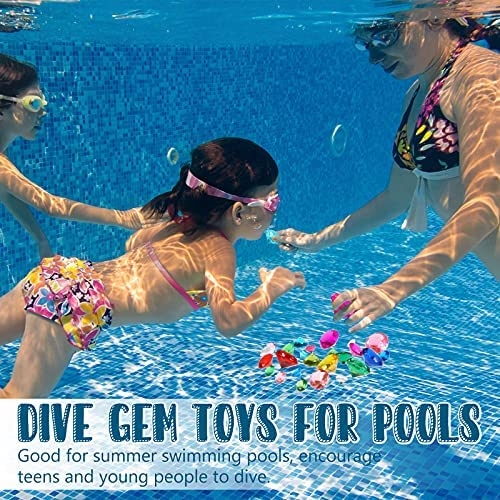 A treasure hunt is a great swimming pool game for teens to play this summer.