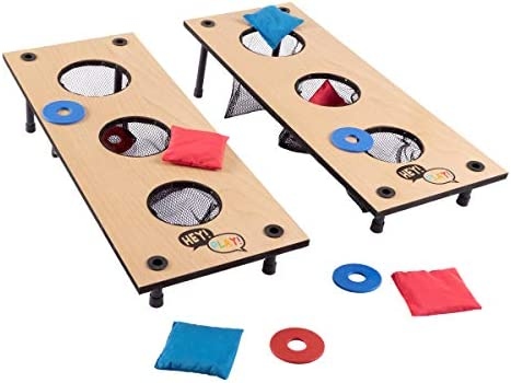 Beanbag & Washer Toss is a game that can be played by teenagers of all ages and is a great way to spend time outdoors.