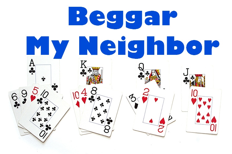 Beggar My Neighbour is a card game that is perfect for teens.