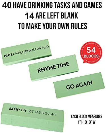 Buzzed Blocks is a game that can be played with three people.