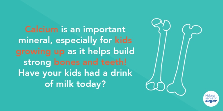Calcium is important for teens because it helps build strong bones and teeth.
