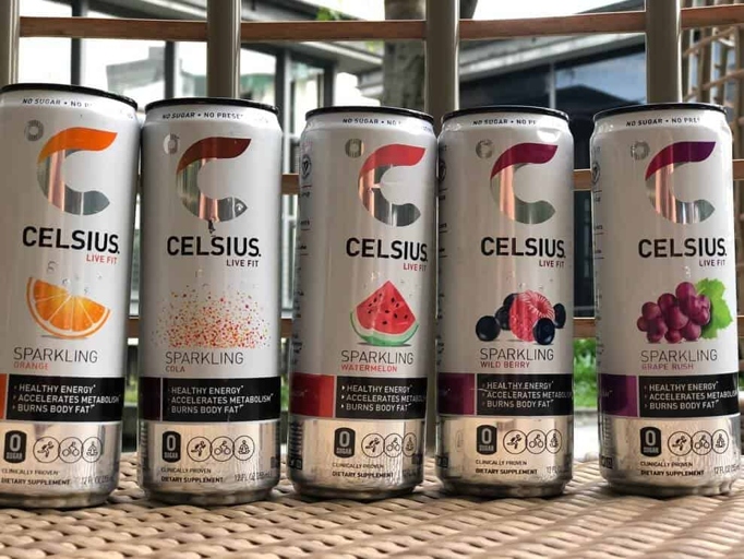 Celsius does not have any alcohol in it.