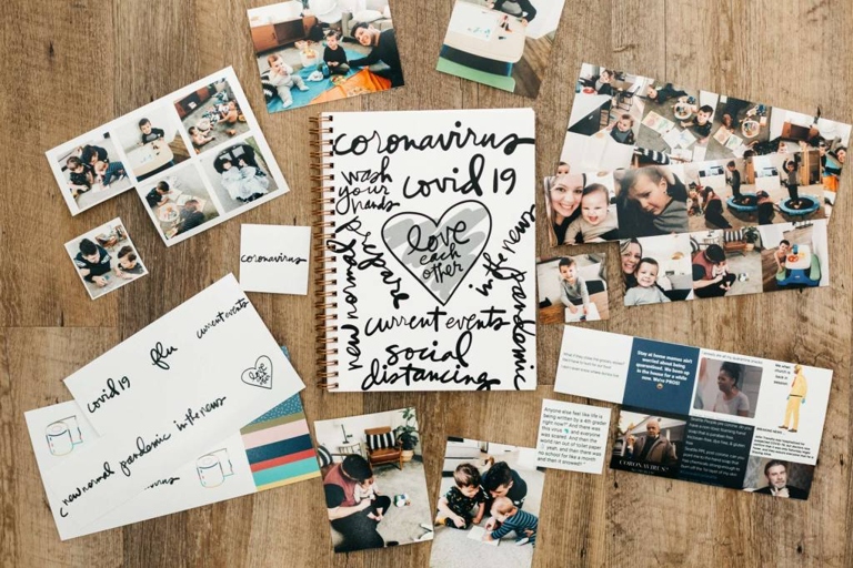 Collage scrapbook journals are a great way to document your life and keep your memories safe.