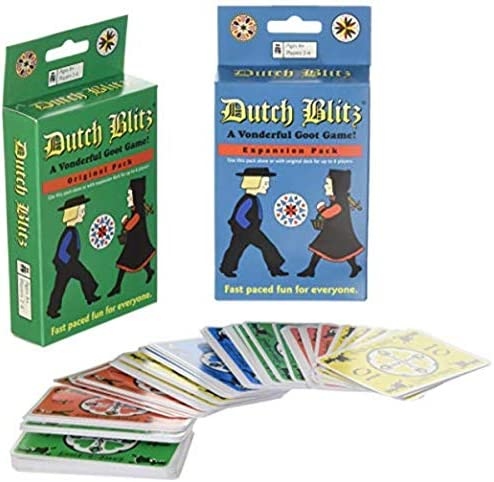 Dutch Blitz is a fast-paced card game that is popular among teenagers.