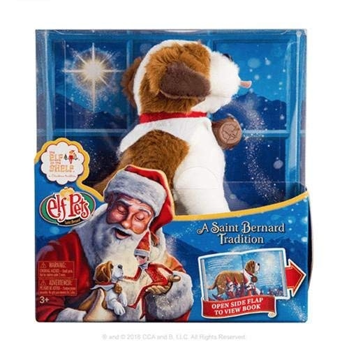Elf Pets are a special breed of St. Bernard that are said to be the reincarnated elves of Christmas.