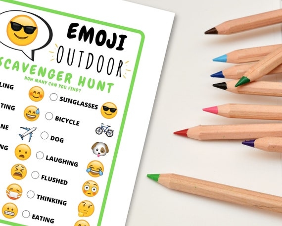 Emoji Scavenger Hunt is a great way to get the family together for some holiday fun.