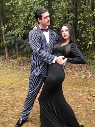 If you and your significant other are looking for a couples costume that is both cute and easy, consider dressing up as Gomez and Morticia Addams from The Addams Family.