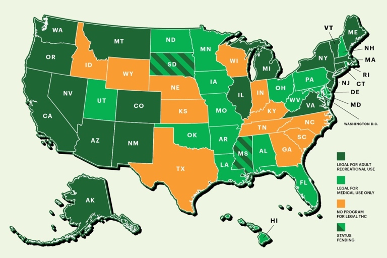 If you're in a state where it's legal, you can buy marijuana when you're 18.