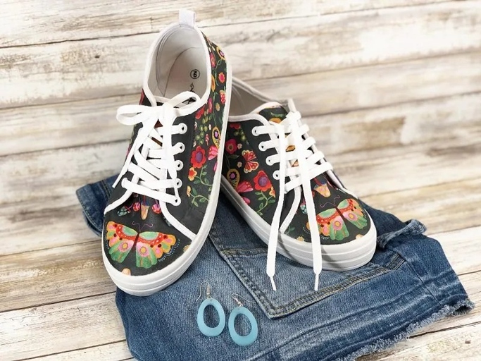 If you're looking for a fun and easy way to spruce up your shoes, try one of these DIY fabric covered shoes ideas.