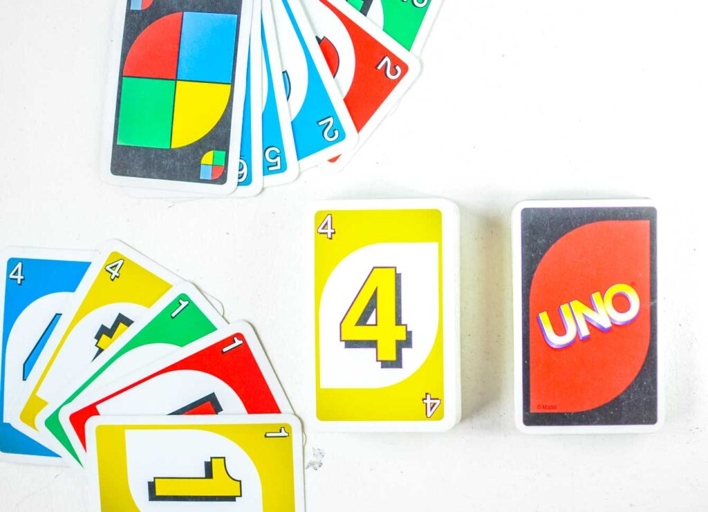 If you're looking for a fun game to play on your next road trip, try Uno!