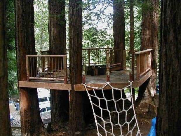 If you're looking for some inspiration for your next backyard project, check out these DIY treehouse ideas.