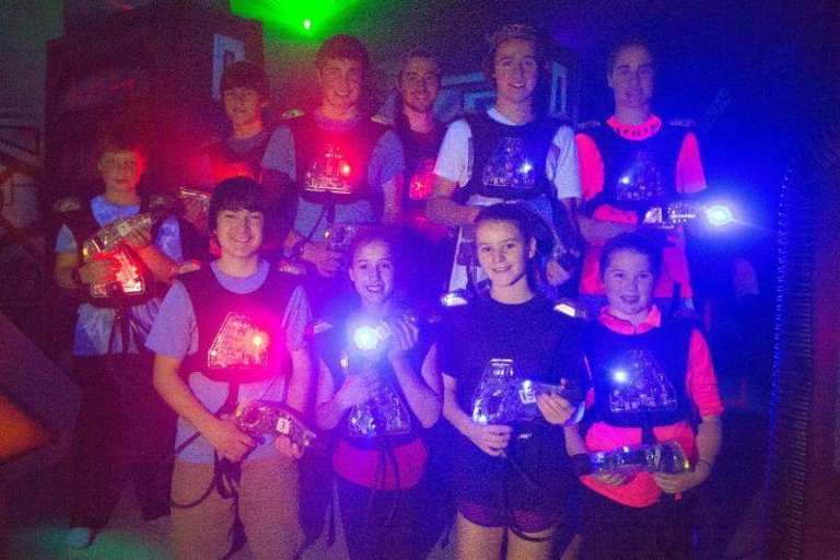 Laser tag is a great activity for a teenage birthday party as it is active and requires teamwork.