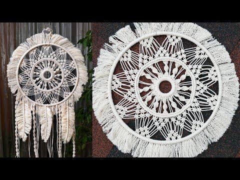 Macrame is a form of textile-making using knotting instead of weaving or knitting.