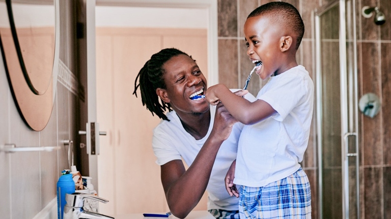 Most dental professionals recommend that teens brush their teeth at least twice a day.