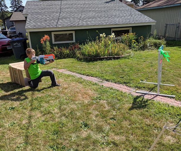Nerf gun obstacle courses are a great way to add excitement to any party.