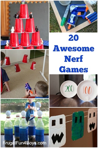 Nerf gun parties are a great way to get kids active and having fun.