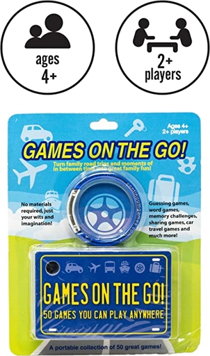 On The Go Games are perfect for when you're on the road and looking for some fun.