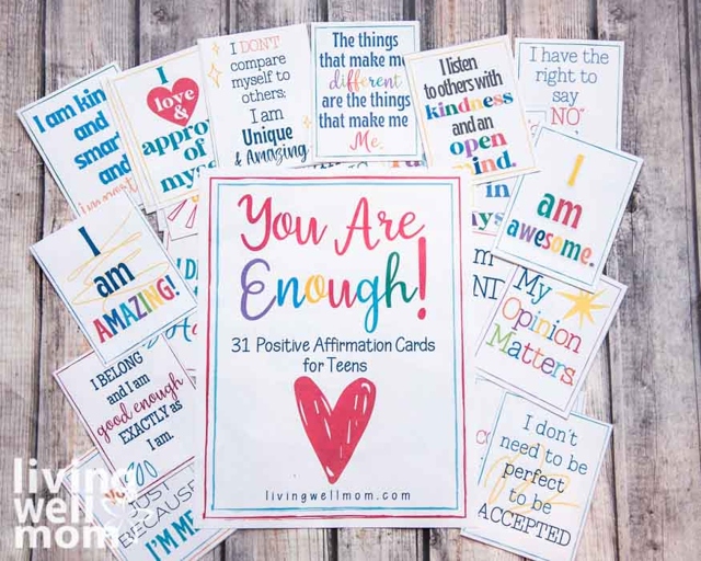 Positive affirmations are a great way for teen girls to boost their self-esteem and confidence.