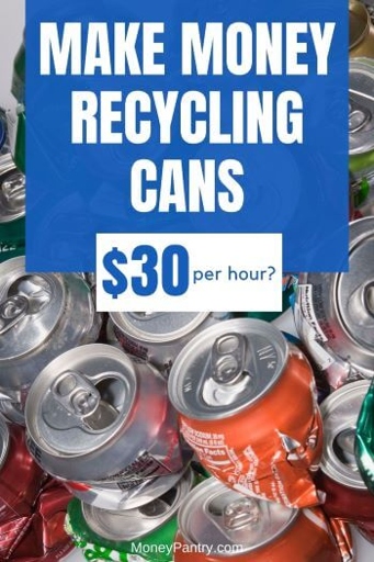 Recycling cans and bottles can be a great way to earn some extra money.