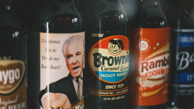 Root beer is a type of soda that does not contain alcohol and is safe for people of all ages to consume.