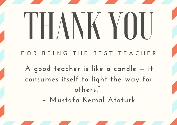 Thank you messages for teachers from students are a great way to show your appreciation for all that they do.