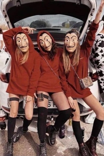 The characters in 'Money Heist' make for great Halloween costumes for best friends.