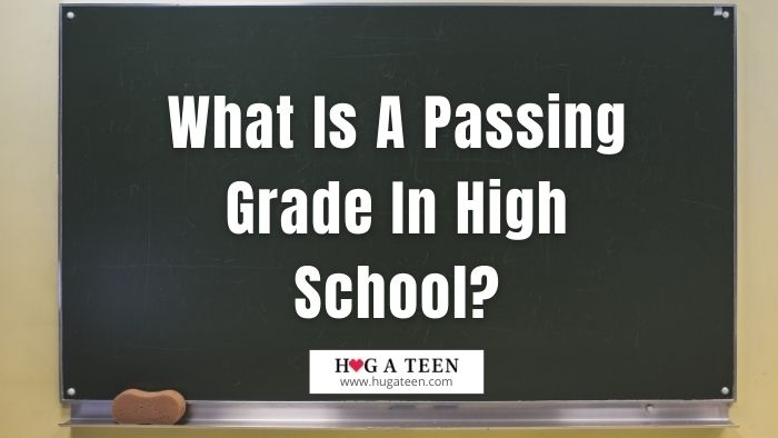 The passing grade in high school is typically a 65 or above.
