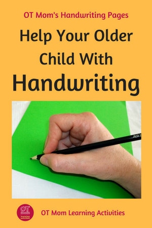 There are a few things that can help teenagers improve their handwriting.