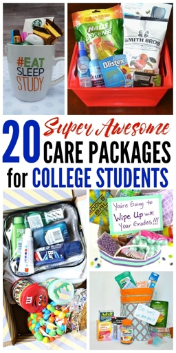 There are a few things to consider when sending a care package to a college student.