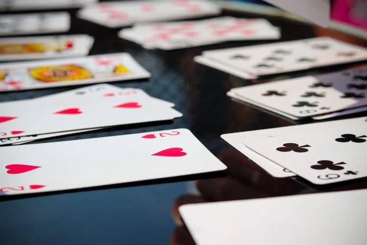 There are many fun card games that teenagers can play with a standard deck of cards.