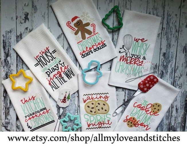 These tea towels make the perfect Christmas gift for the baker in your life.