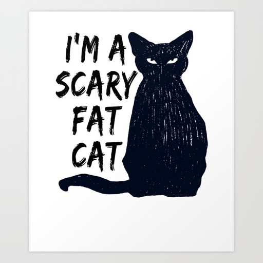 This black cat drawing is the perfect way to add a little spooky to your Halloween décor.