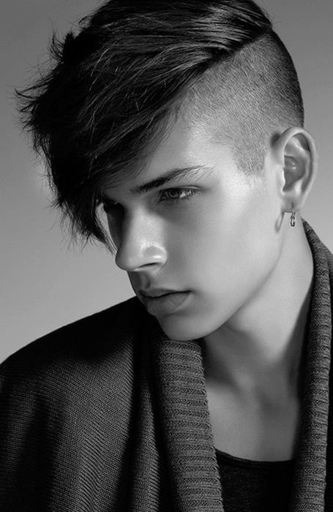 This is a great hairstyle for teenage guys who want to look cool and stylish.