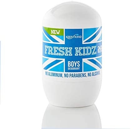 This Kids 100% Organic Healthy Roll-On Deodorant is perfect for kids and teens who want to stay smelling fresh and clean all day long.
