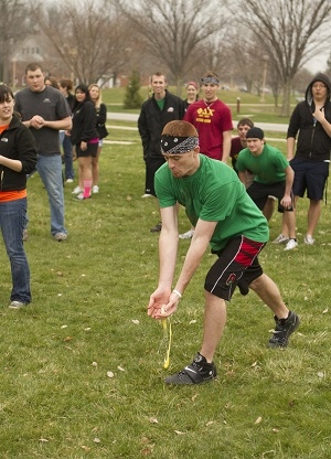 This outdoor game is perfect for a group of teenagers.