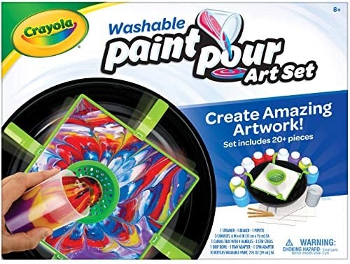 This paint pouring kit is perfect for teens who want to get creative with their art.