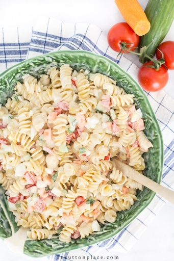 This pasta salad is easy to make and can be a great side dish or main course.