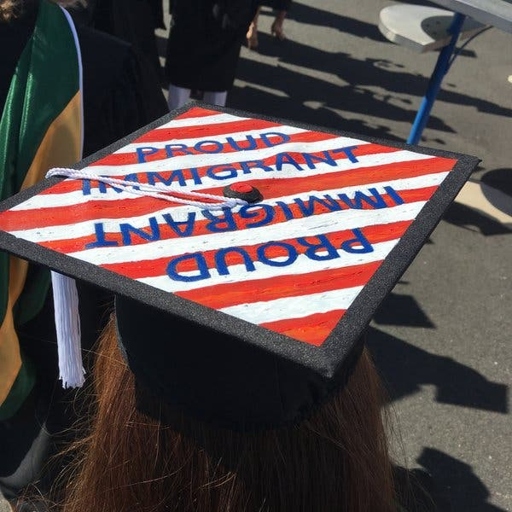 This year, many students are decorating their graduation caps with special dedications to their loved ones.