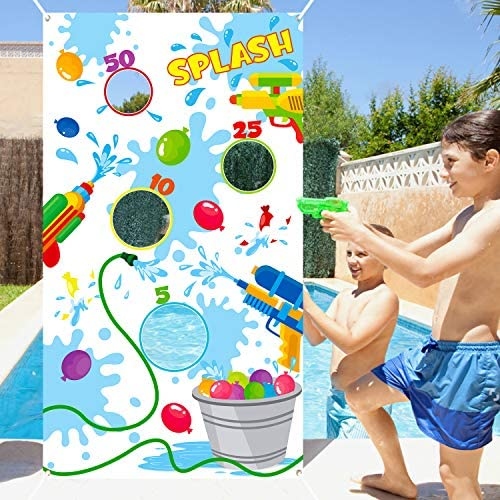 Water balloon toss is a classic game that is perfect for summertime fun.