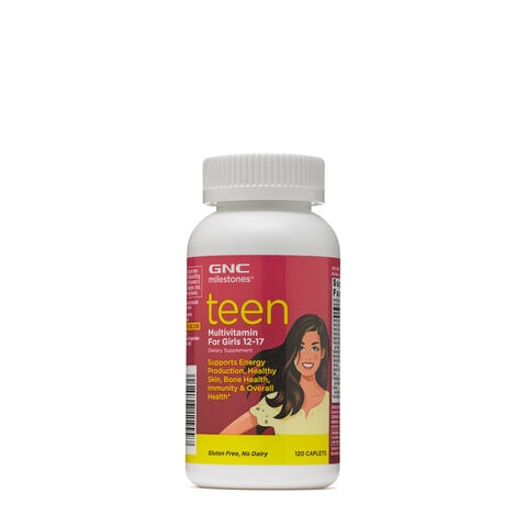 We think that GNC offers the best solution for teen girls who need extra iron, teens with acne, and teen athletes.