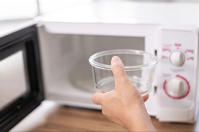 You can microwave glass for a short period of time, but it is not recommended to do so for an extended period of time.