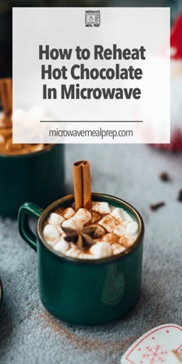 You can microwave water for hot chocolate in about 1 minute.