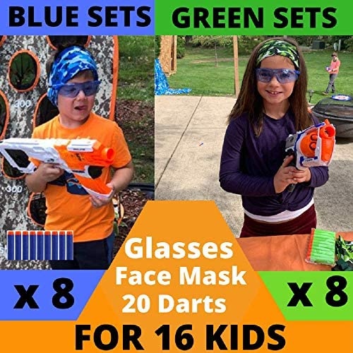You can never be too safe when playing with Nerf guns, which is why Nerf gun party safety glasses are a must.